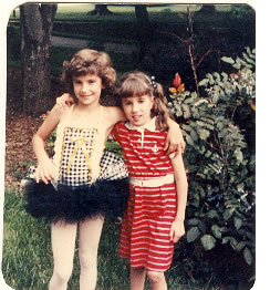 Sandra and Melinda - age 5