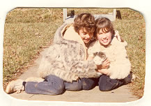 Sandra and Melinda - age 5