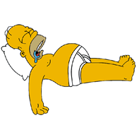 Asleep in front of TV