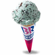 Baskin Robbins Mint Chocolate Chip Icecream