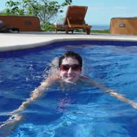 Sandra Swimming
